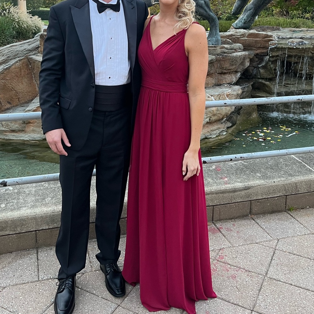 AW Bridesmaid Dress: AW Joie Dress in Burgundy